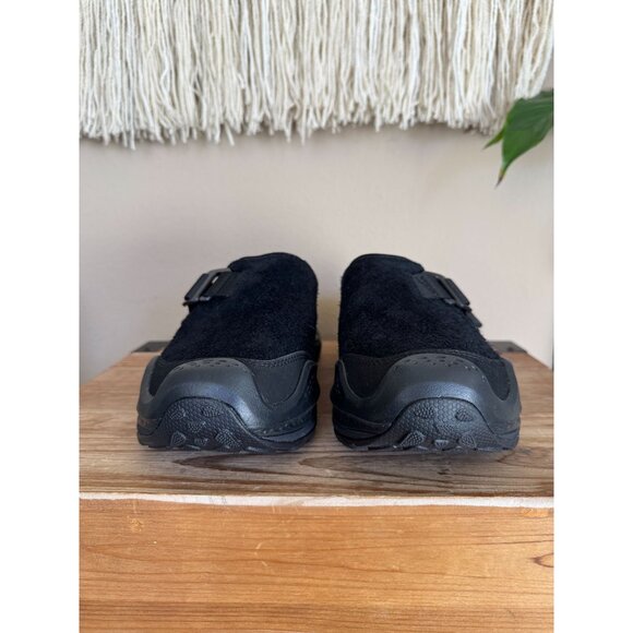 Hoka One One ORA Primo EXT All Black Suede Slip-On Mule Sneaker Clogs Size 8.5 - Picture 3 of 15